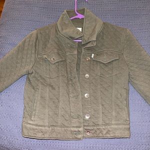 Levis military green jacket